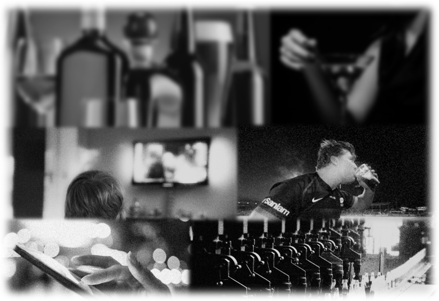 Alc advertising B&W pictures